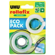 UHU Traka ljepljiva Rollafix 36395, 19 mm, 25 m + 5 m gratis, nevidljiva