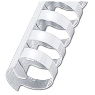 FORNAX Plastična spirala fi-38 mm, oval, pk50, bijela