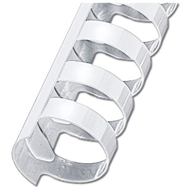 FORNAX Plastična spirala fi-38 mm, oval, pk50, bijela