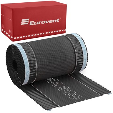 EUROVENT Traka za sljeme ROLL ECCO, 240 mm x 5 m, antracit RAL 7021