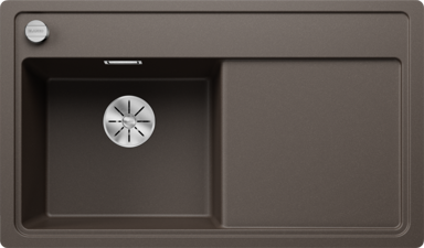 BLANCO Sudoper Zenar 45 S-F InFino, Silgranit, bazen lijevo, kava