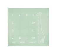 Podloga za presvlačenje od muslina, 120x120 cm, zelena