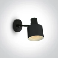 Zidni reflektor, 1×E27, max 10 W, crni
