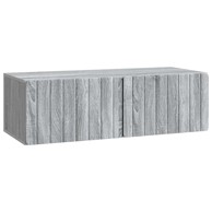 Zidni TV ormarić, 98 x 41 x 30 cm, konstruirano drvo, siva sonoma