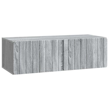 Zidni TV ormarić, 98 x 41 x 30 cm, konstruirano drvo, siva sonoma