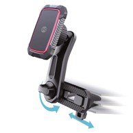 FOREVER Magnetni auto držač za telefon MH-250, okretan 360°, 2 magneta, crna