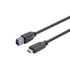 VIVOLINK USB C na USB B 3.2 gen 1 kabel 20 m crne boje