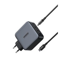 UGREEN Punjač za mobitel USB-A+3xUSB-C 100W GaN, USB C-C kabel, crni