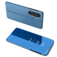 MG Preklopna maskica za Samsung Galaxy S25 Plus, Clear View, plava