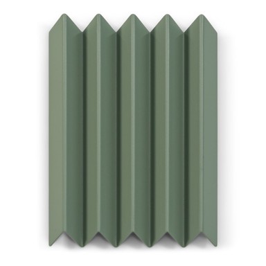 SPINDER DESIGN Zelena/siva metalna zidna vješalica Sensu