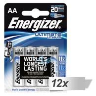 ENERGIZER Baterije Ultimate Lithium AA LR6 1,5V, 12x4