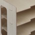NORTHIX MDF organizator dokumenata s 3 pretinca za A4