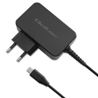 QOLTEC Punjač 52386 GaN Power Pro, 65W, USB-C, crni