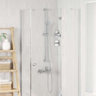 Set sustava za tuš, 100 cm, čelik, krom