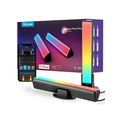 GOVEE Pametni panel H6056, crni, Wi-Fi/Bluetooth, LED, RGB, 2200K–6500K, IP zaštita, promjena boje, 2.4 GHz Wi-Fi