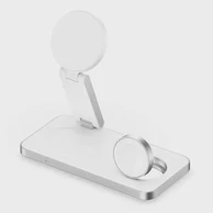 MAXMOBILE Bežični punjač YM-T8 PD MagSafe, set 3u1, bijeli