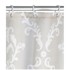 WENKO Siva zavjesa za tuš sa završnom obradom protiv plijesni Baroque, 180 x 200 cm