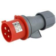FAMATEL Utikač, 32A/380÷415, 4 Polni (3P+E), IP44