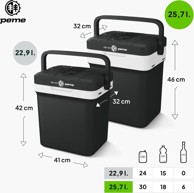 PEME Prijenosni hladnjak Essential 32, Night Sky