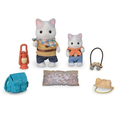 SYLVANIAN FAMILIES Set za igru Uzbudljivi set za istraživanje Latte Cat Brother & Baby, 5763