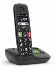 GIGASET Fiksni telefon E290A, crni