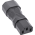 INLINE Adapter priključka 16723A, C14-C13, crna