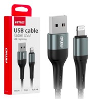 USB-A na Lightning kabel 3 A 100 cm