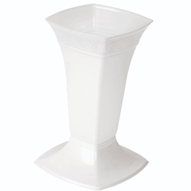 LAMELA Vaza za vrt 20x39 cm bijela perla