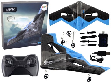 Avion na daljinsko upravaljanje 4D-G4, plavo/crni