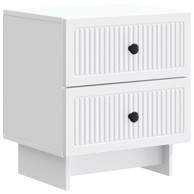 Noćni ormar 43 x 34,5 x 47,5 cm, konstruirano drvo, bijela