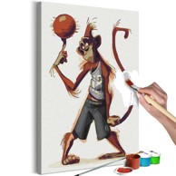 Slika za samostalno slikanje Monkey Basketball Player 40x60