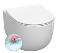 KERASAN WC školjka viseća FLO, rimless, 37x54 cm, bijela keramika