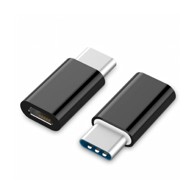 GEMBIRD Adapter USB-A (M) na USB-C (Ž) GEM-A-USB2-AMCF-02, crni