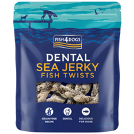 FISH4DOGS Poslastica za pse Dental Sea Jerky Twists 100 g