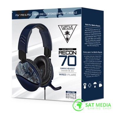 TURTLE BEACH Slušalice Recon 70, mikrofon, plave maskirne, PS5/Xbox One