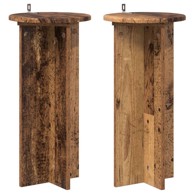 Stalak za biljke 2 kom 29,5x29,5x60 cm, staro drvo