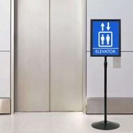 Postolje za poster, crno, a3