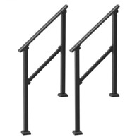 VEVOR Set rukohvata za stepenice, 2 kom, 1030 x 84 x 920 mm, crni