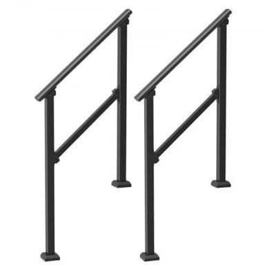 VEVOR Set rukohvata za stepenice, 2 kom, 1030 x 84 x 920 mm, crni