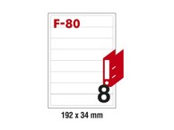 FORNAX Etikete 192x34 mm univerzalne F-80