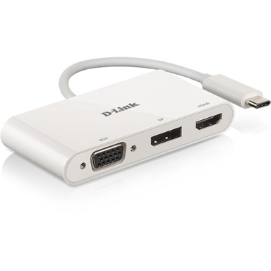 D-LINK Docking stanica DUB-V310, USB-C 3-port video adapter