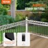 VEVOR Metalne balustrade za stepenice BP-38in-72, 25x5,5x965 mm, crne