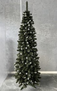 Božićno drvce umjetno usko Iza s perlama Slim 180 cm
