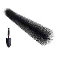 VEVOR Četka za oluke 4,33 x 4,33 x 24384 mm crna, za čišćenje oluka