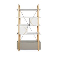 BELLAMY Polica za knjige Pinette, bijela