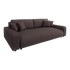ROPEZ Smeđa sklopiva/s prostorom za odlaganje sofa od samta 234 cm Sara, 234x122x78 cm