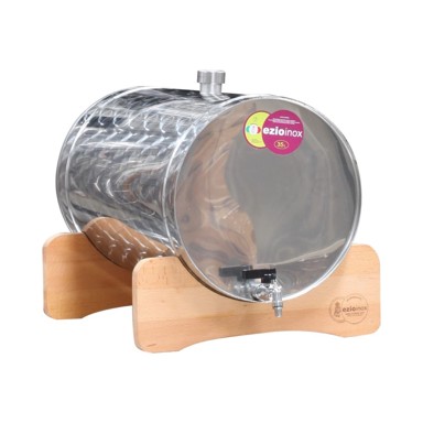 EZIO Inox bačva za rakiju, 35 l