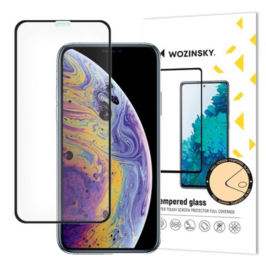 WOZINSKY Zaštitno kaljeno staklo, potpuno prekriven okvir, za Apple iPhone 11 Pro / iPhone XS / iPhone X
