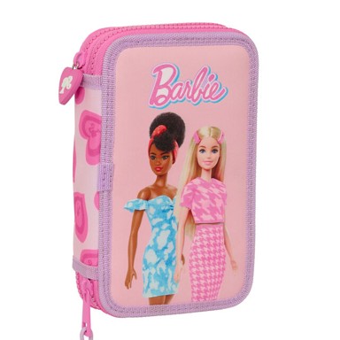 Dvoslojna Barbie pernica, popunjena