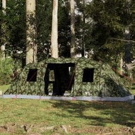 Obiteljski tunelski šator, maskirna, 6 osoba